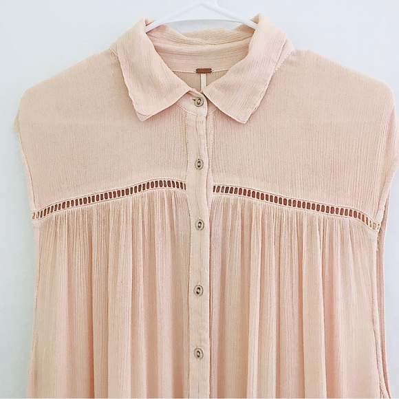 FREE PEOPLE Pretty Cozy Maxi Ecru Dress - Picture 7 of 16